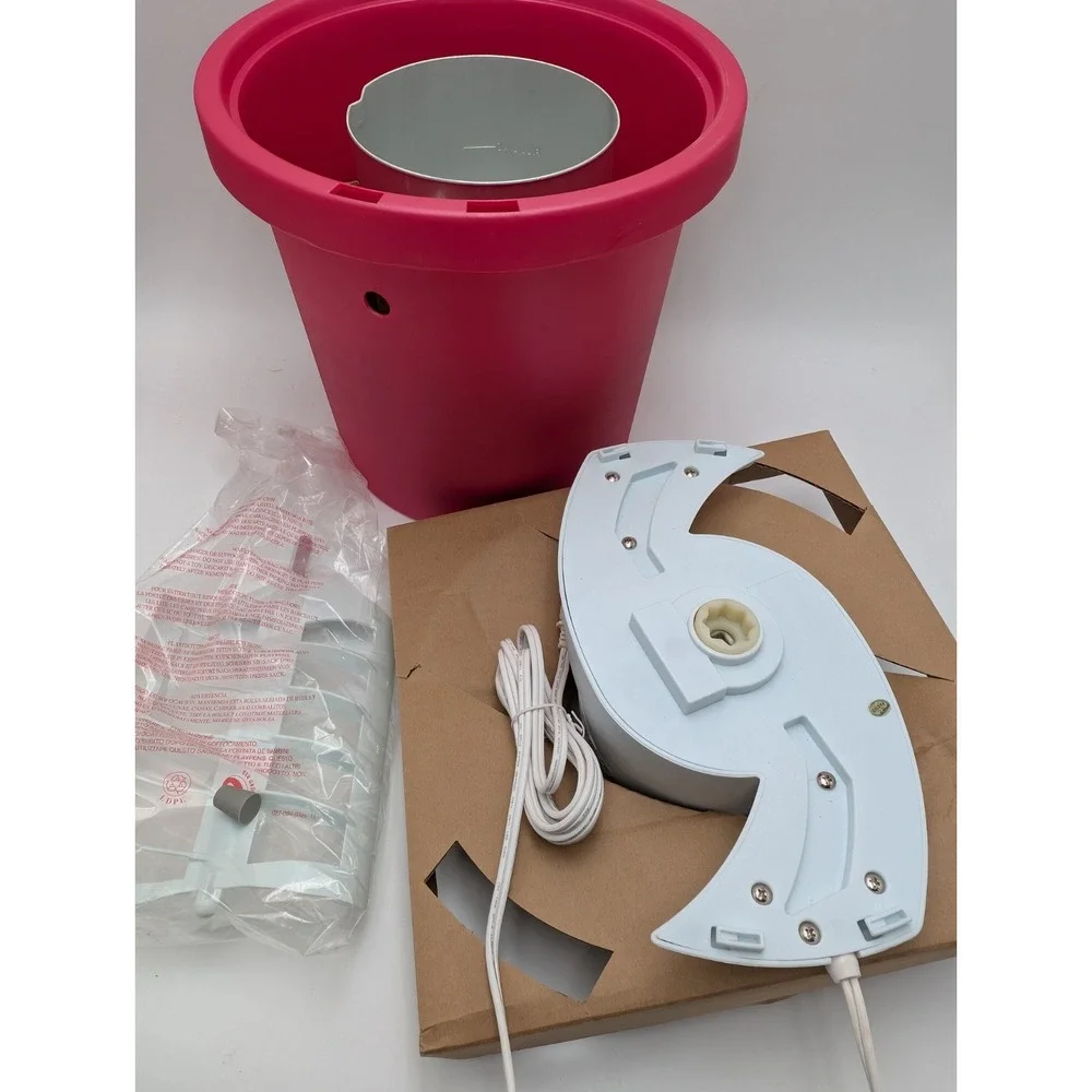 Rival Electric Ice Cream Maker Yogurt Sorbet #8804WPK Pink 4 Quart New Open Box